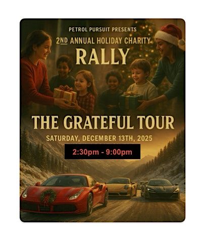 Petrol Pursuit Presents: 2nd Annual Holiday Charity Rally 2025