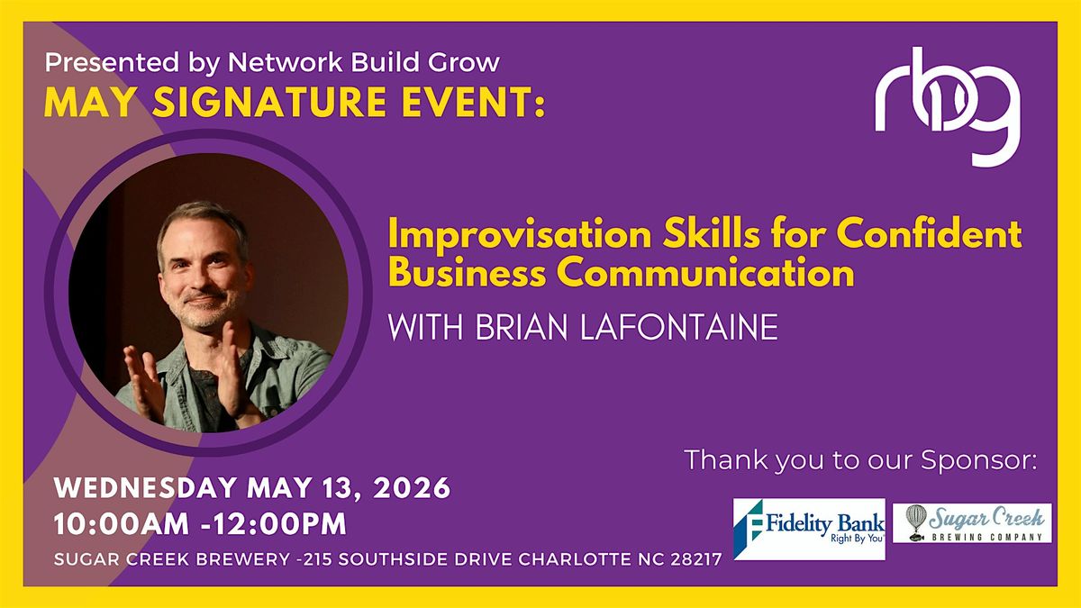Signature Event: Improvisation Skills for Confident Business Communication