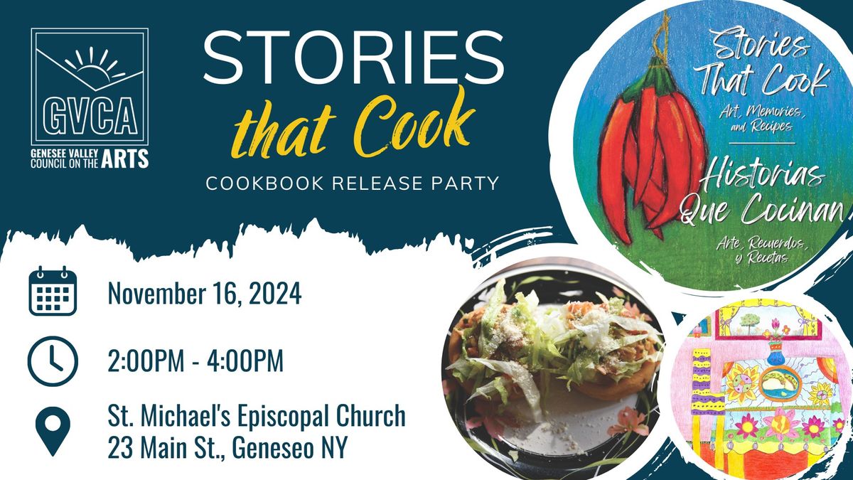 Stories that Cookbook Release Party 23 Main St, Geneseo, NY 14454