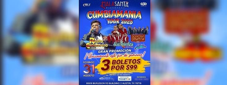 CUMBIAMANIA TOUR 2025 EN AUSTIN
