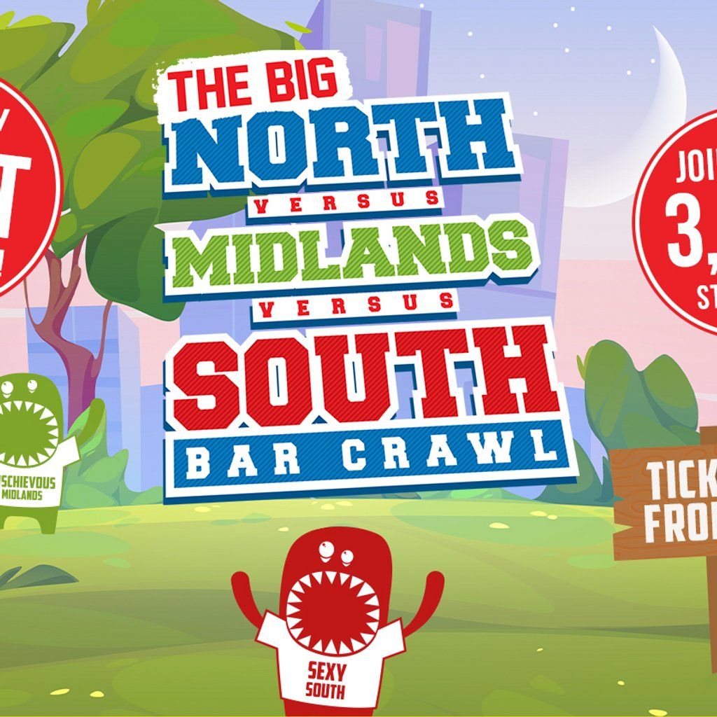 North vs. Midlands vs. South Sheffield Freshers Bar Crawl