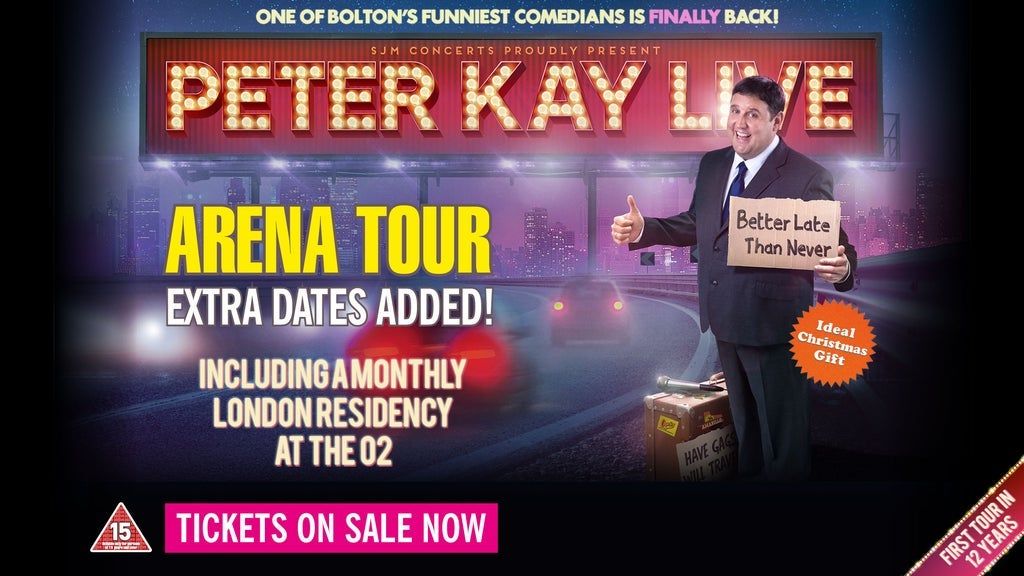 Peter Kay Live Tickets Utilita Arena Sheffield February 17, 2023