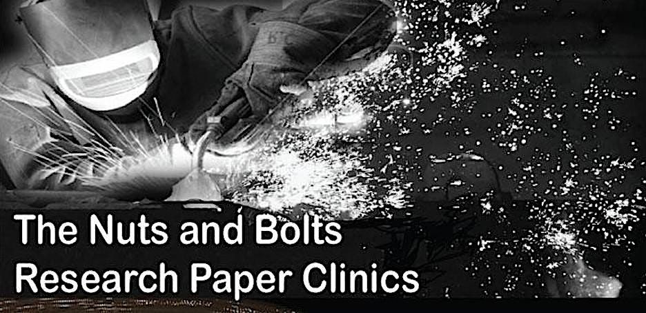 The Nuts and Bolts Research Paper Clinic (12\/4 - 3 p.m.) - IN PERSON