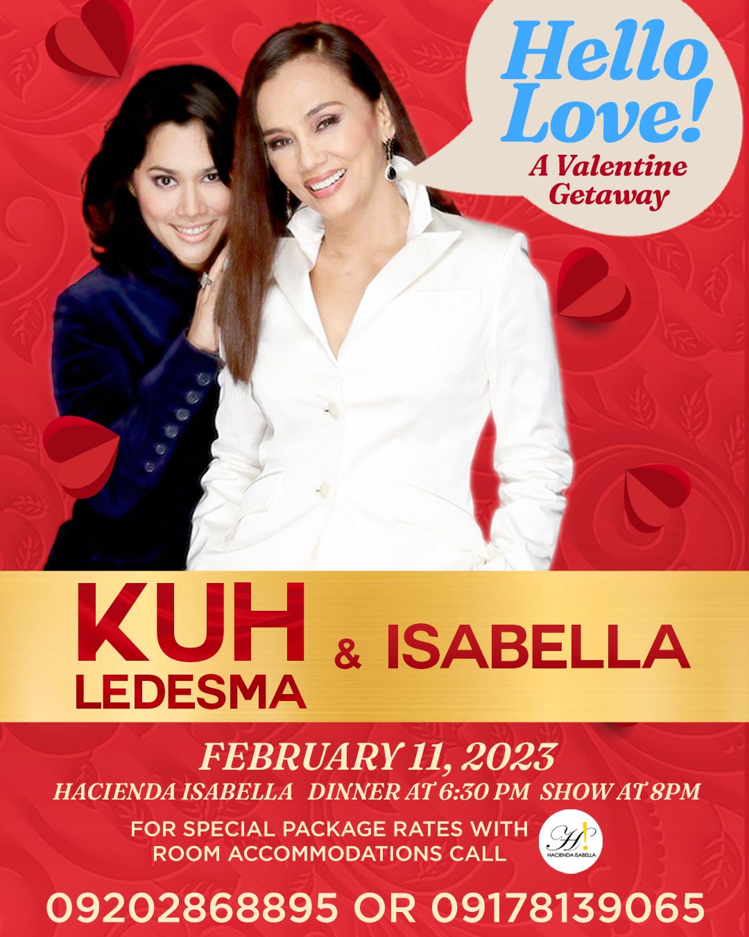 Kuh Ledesma and Isabella at Historic BAL Theatre