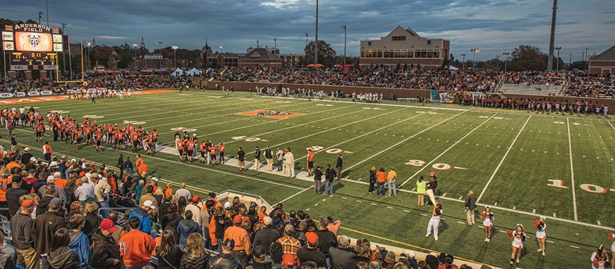Presbyterian Blue Hose at Mercer Bears Football at Five Star Stadium at Moye Complex