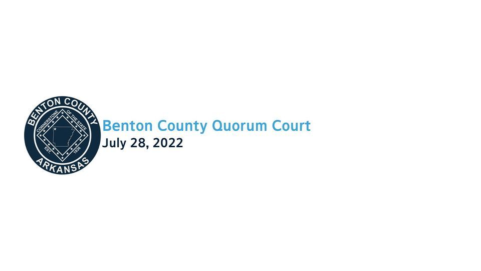 Benton County Quorum Court Benton County, Arkansas Government