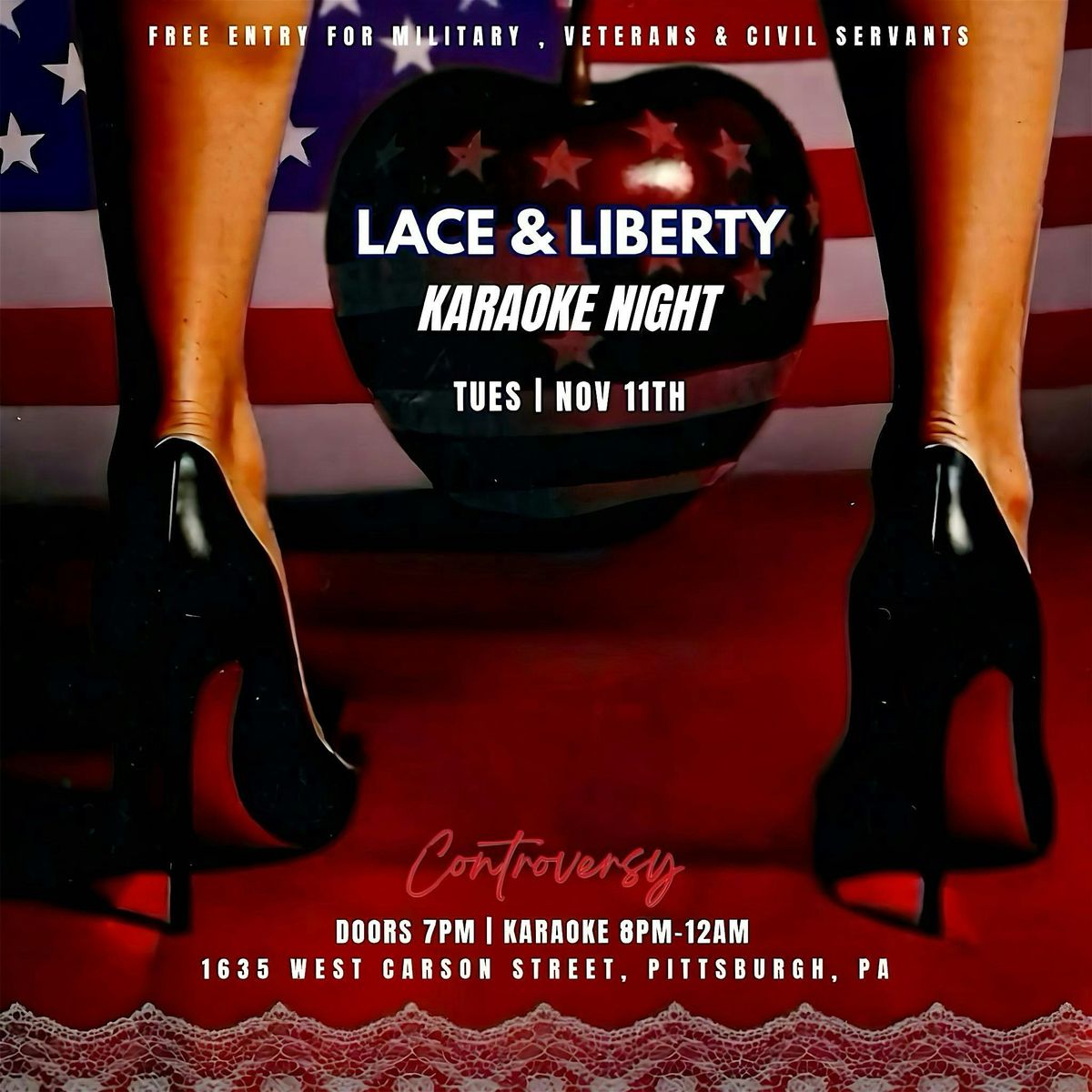 LACE & LIBERTY \u2013 KARAOKE NIGHT