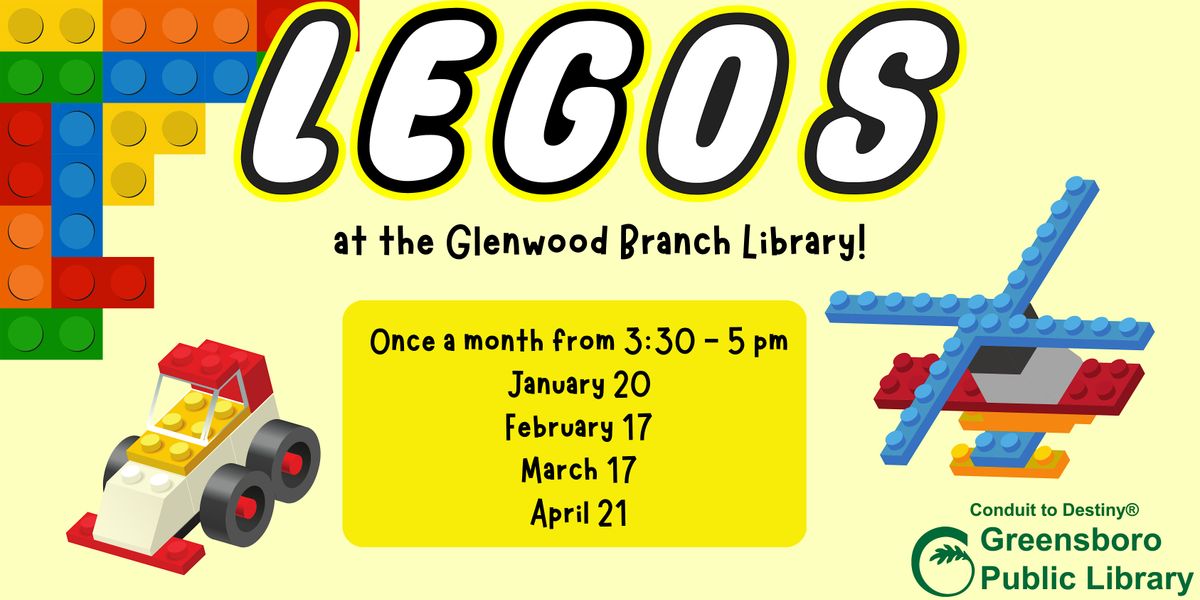 LEGO's at the Glenwood Branch!