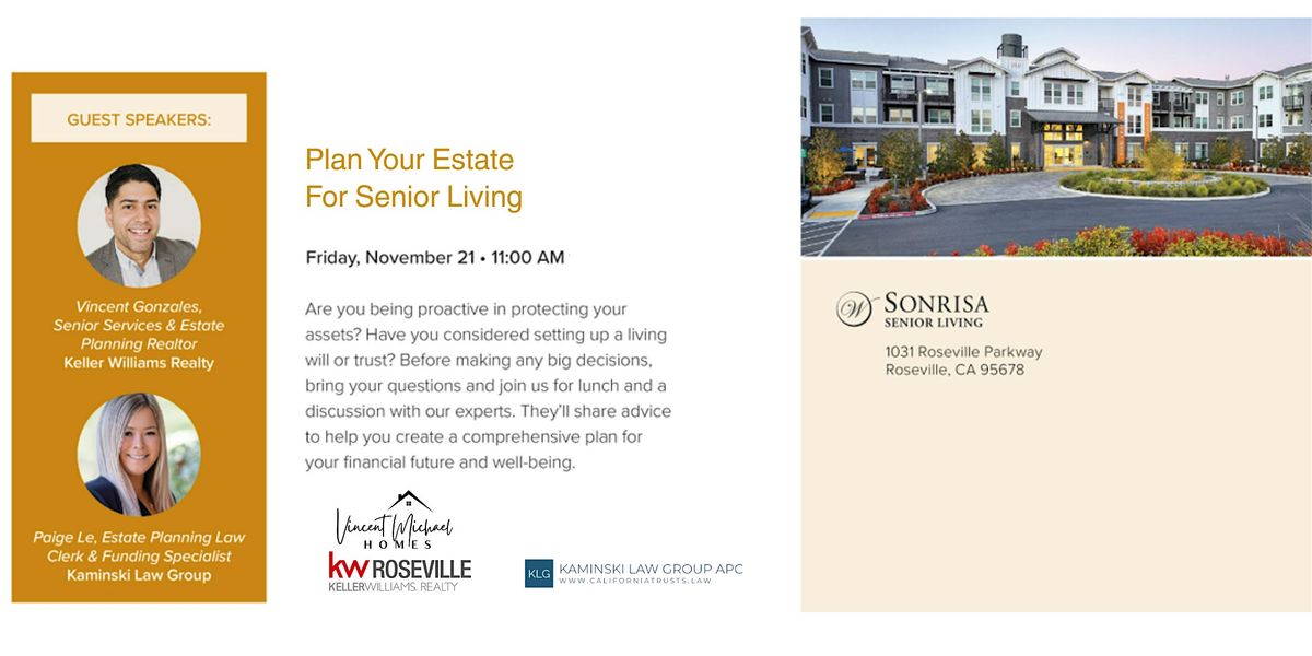 Plan Your Estate for Senior Living in Roseville