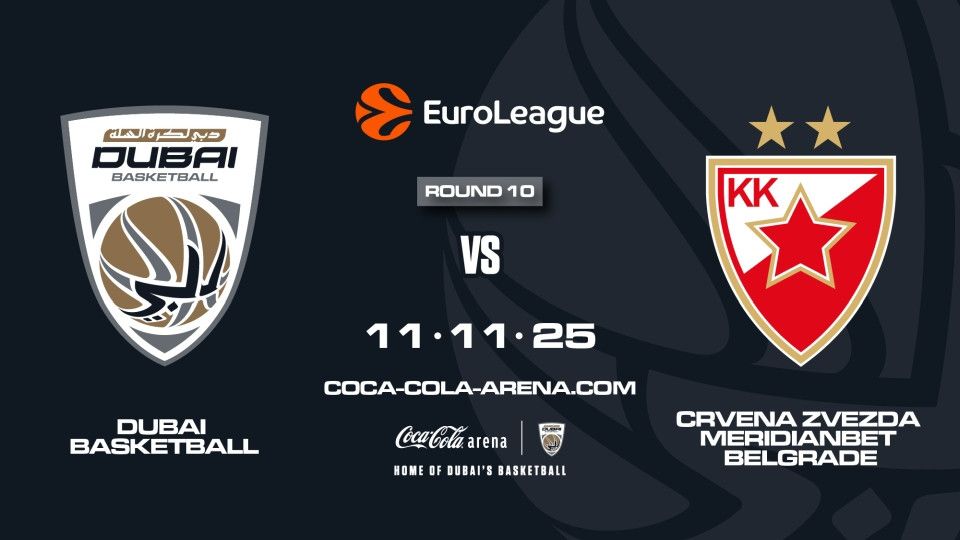 Dubai Basketball vs Crvena Zvezda Meridianbet Belgrade