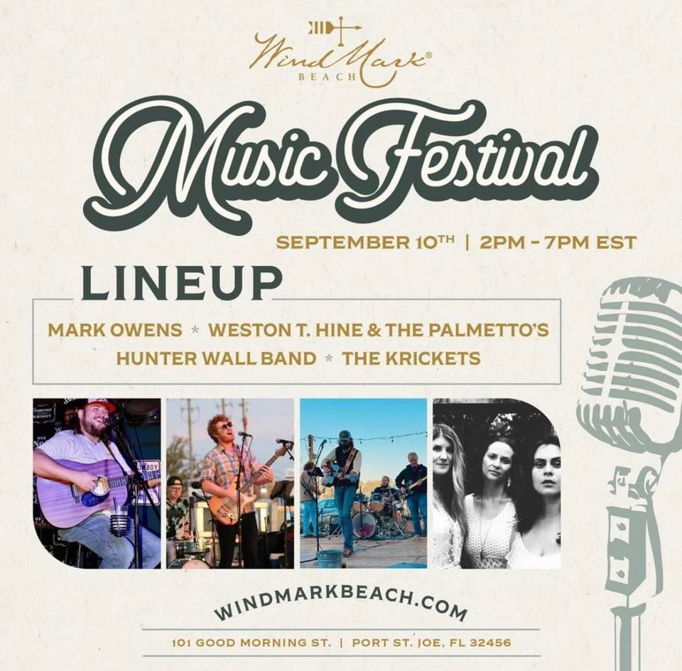 Windmark Music Festival 2-7pm Live Music with Martin Rodriguez 7pm
