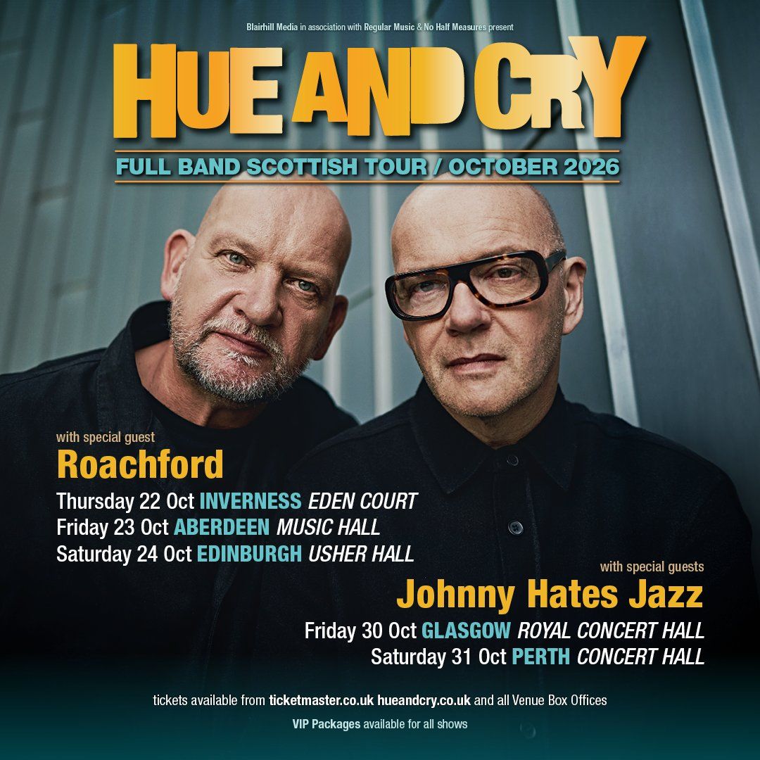 Hue and Cry + Roachford at Symphony Hall Birmingham UK