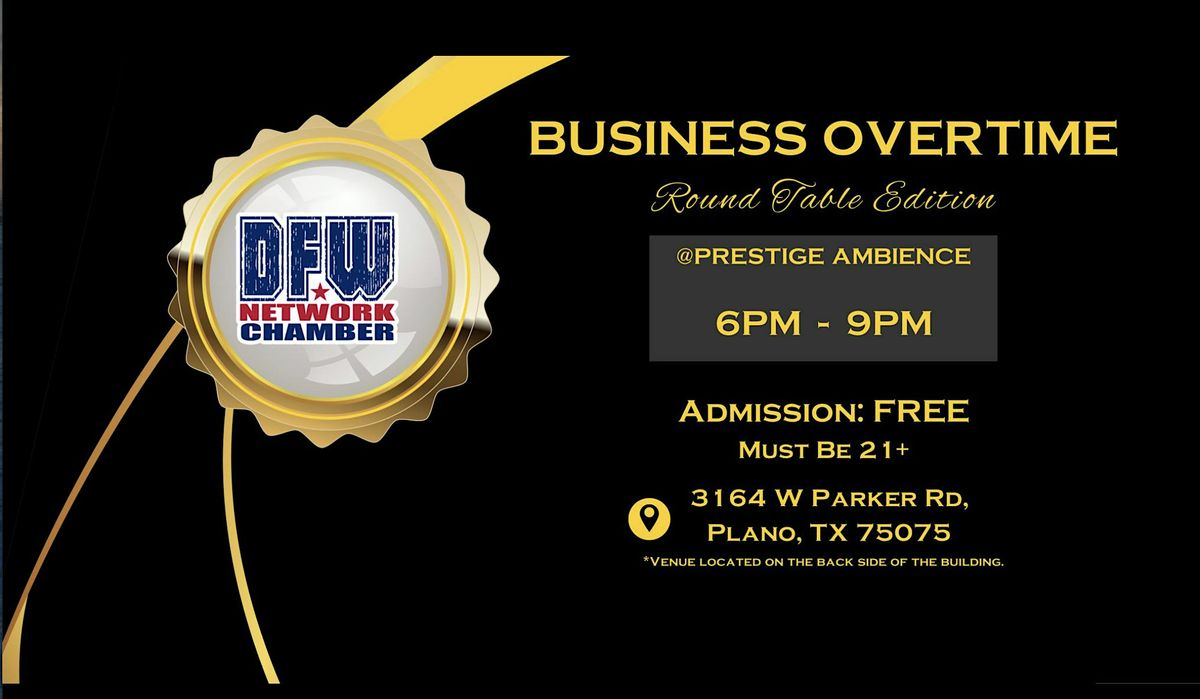 Business Overtime Meet & Greet