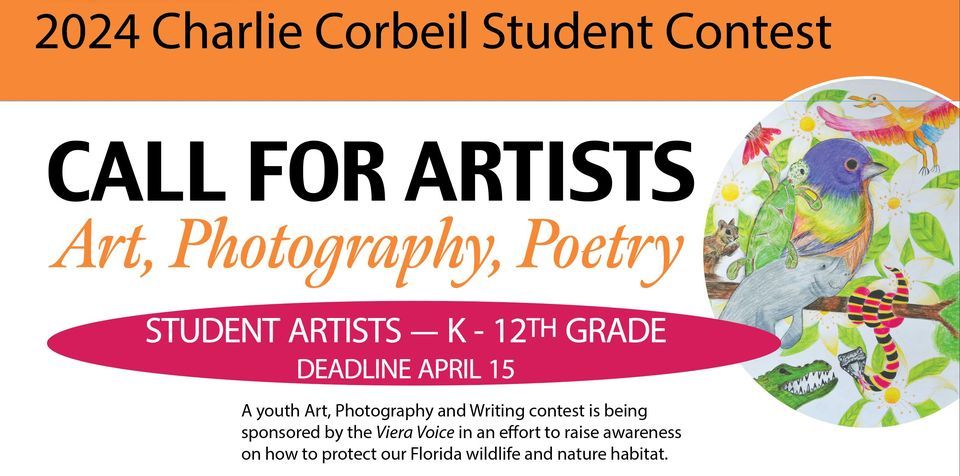 Charlie Corbeil Youth Art Contest, Deadline April 15 