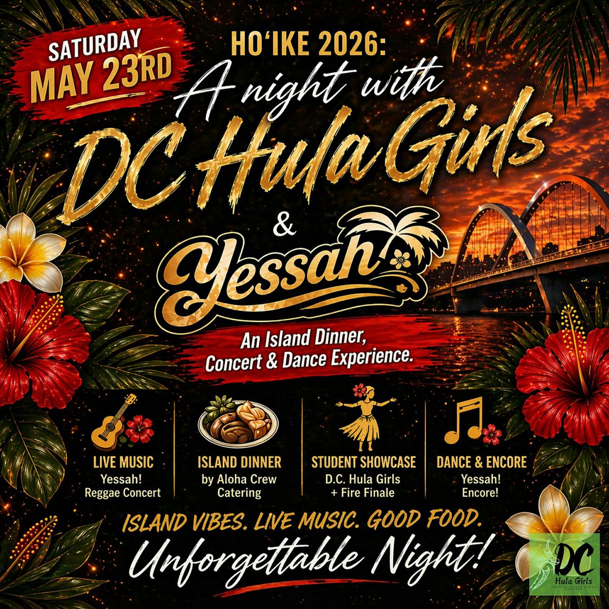 A night with D.C. Hula Girls & Yessah!