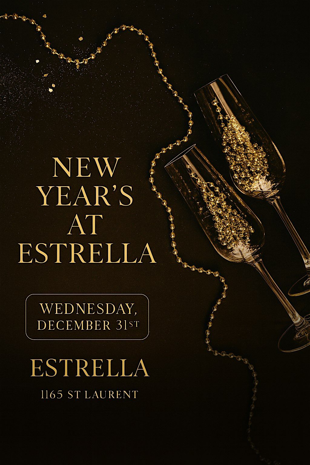 New Year\u2019s Eve Party \u2013 Wednesday December 31st, 2026