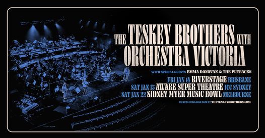 The Teskey Brothers with Orchestra Victoria at Aware Super Theatre, ICC Sydney