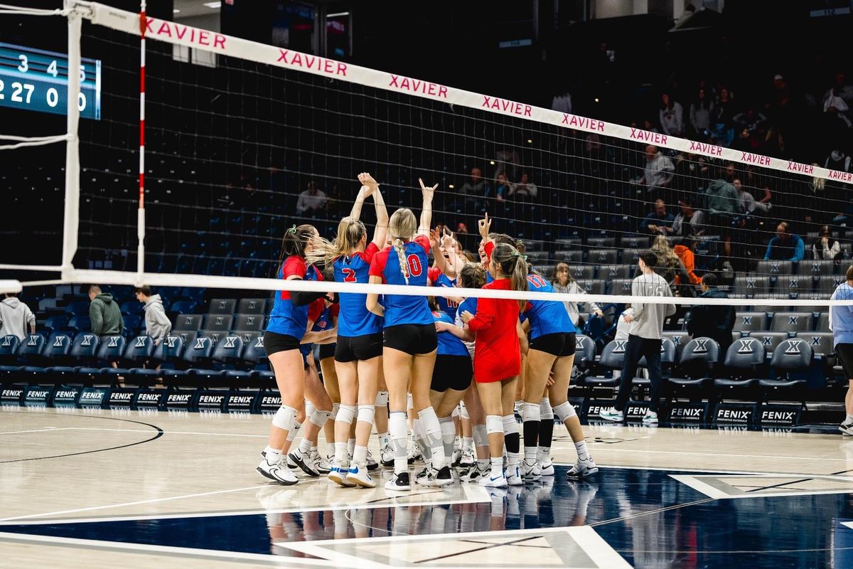 DePaul Blue Demons at Xavier Musketeers Womens Volleyball