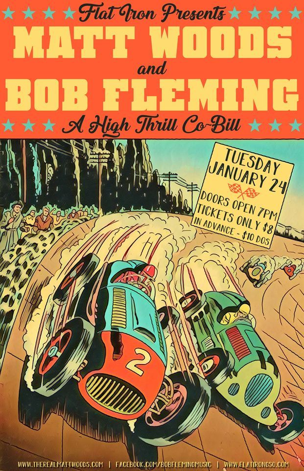 Matt Woods Flat Iron Matt Woods and Bob Fleming (cobill) Flat Iron, Greensboro, NC