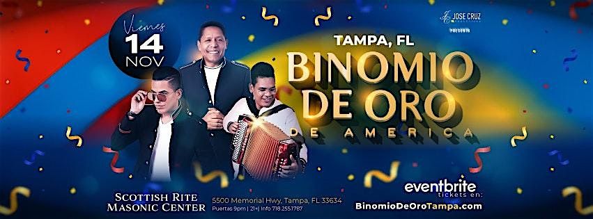 Binomio de Oro de Am\u00e9rica en Tampa, FL I Noviembre 14 2025