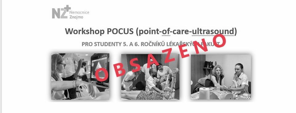 Workshop POCUS (point-of-care-ultrasound) | Nemocnice Znojmo ...