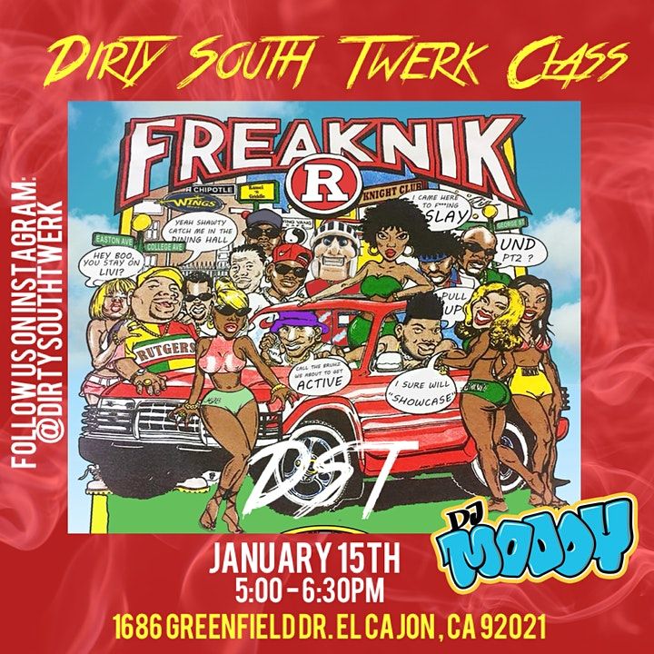 Freaknik Dirty South Twerk Class Legacy Creative Arts Studio, El