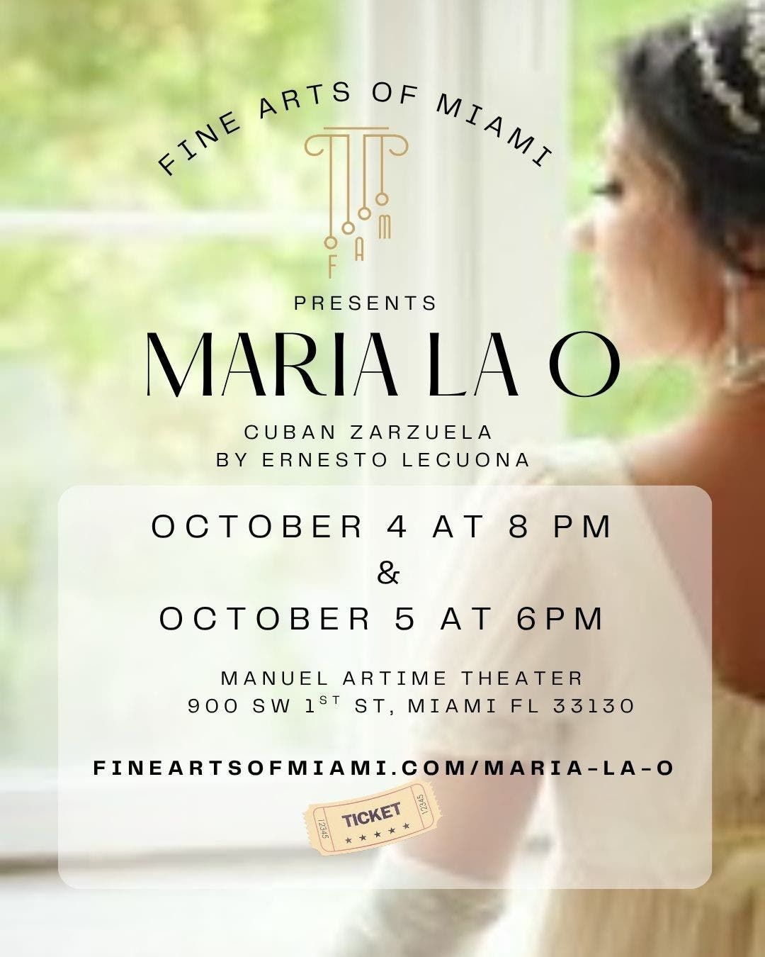 Maria La O at Manuel Artime Theatre