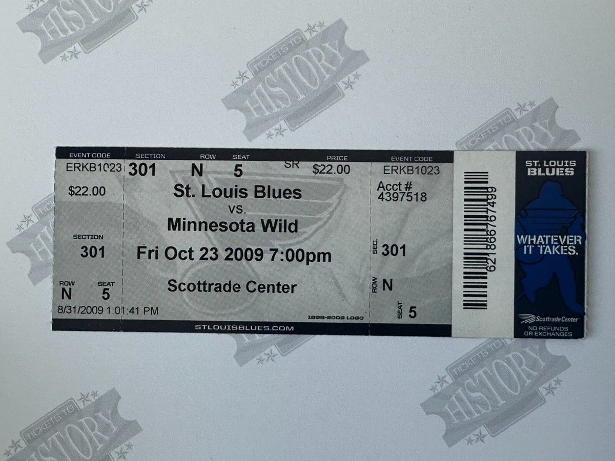 Minnesota Wild at St. Louis Blues at Enterprise Center