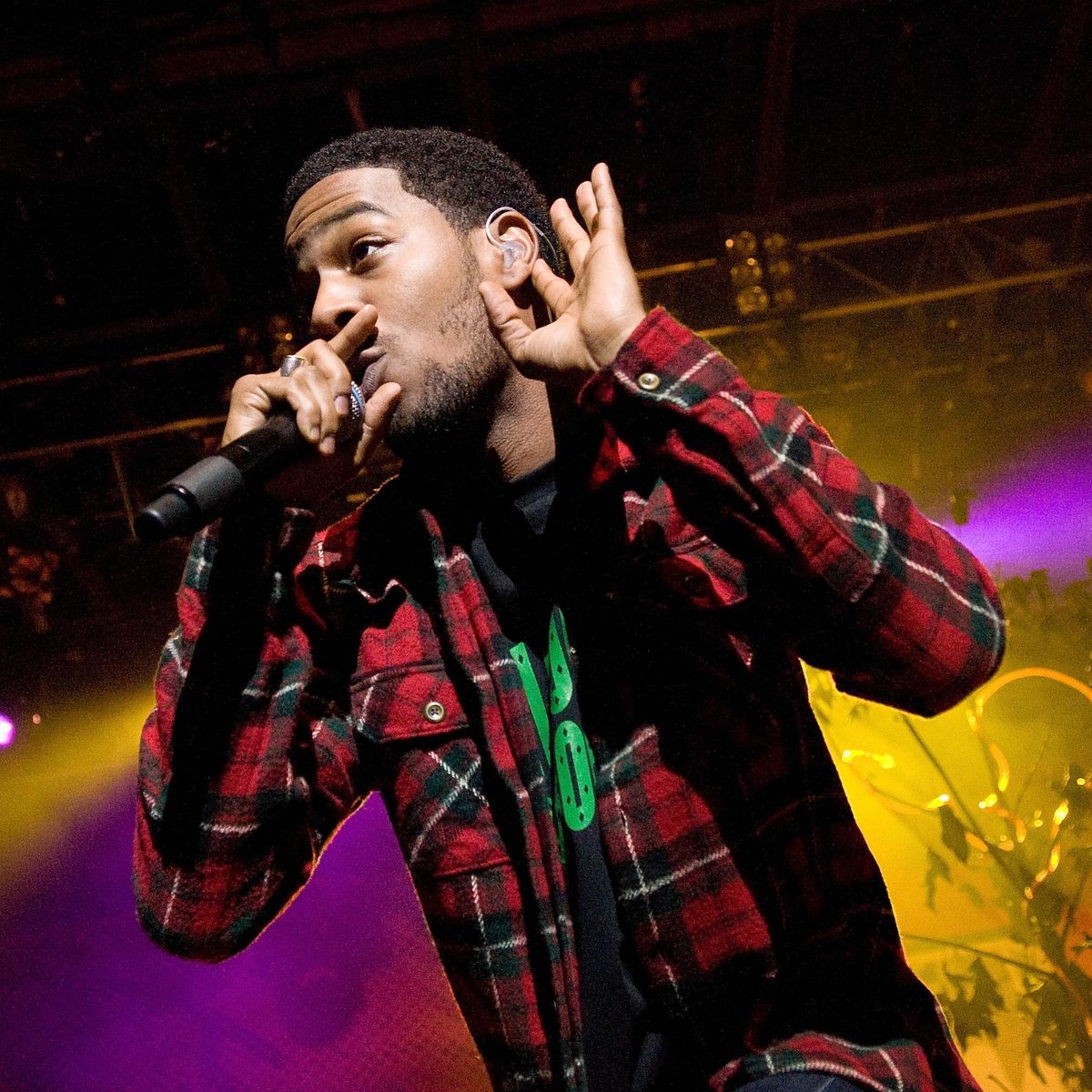 Kid Cudi with M.I.A., Big Boi, and me n u