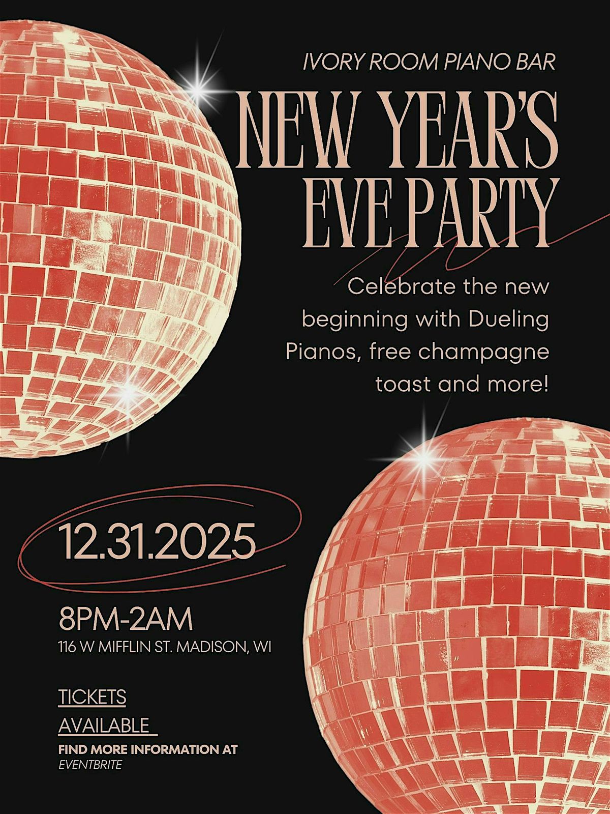 Ivory Room Piano Bar\u2019s New Year\u2019s Eve 2026 Extravaganza