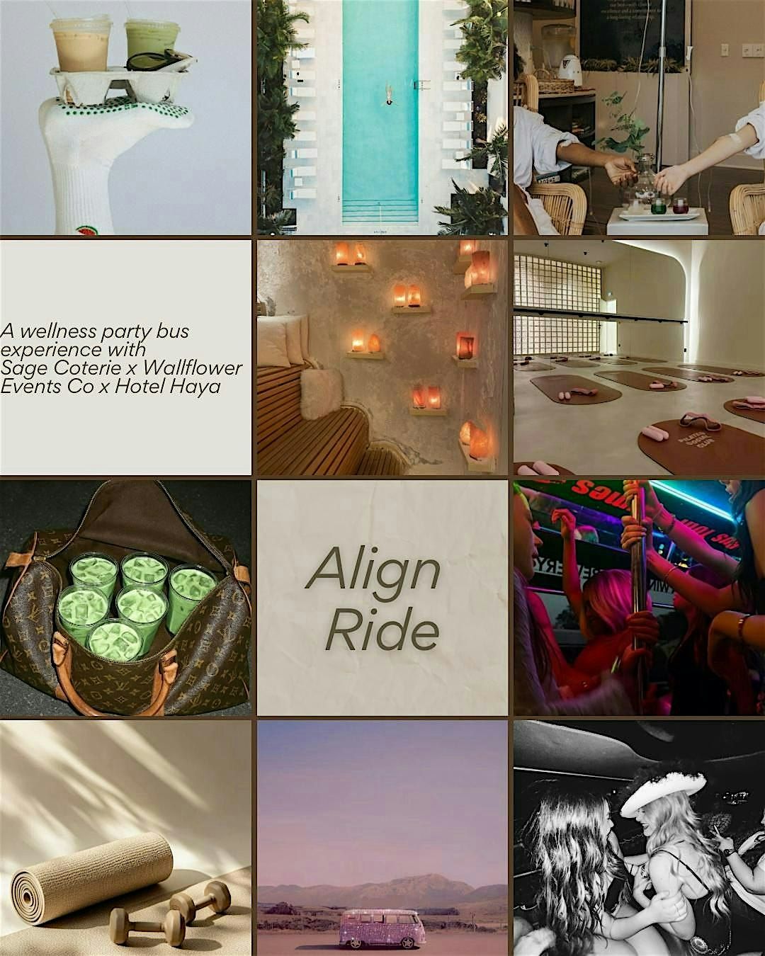 Align Ride with Sage Coterie \u00d7 Wallflower Events \u00d7 Hotel Haya | Wellness