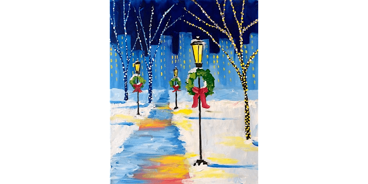Stroll Through the Snow - Paint and Sip in Orlando | Classpop!\u2122