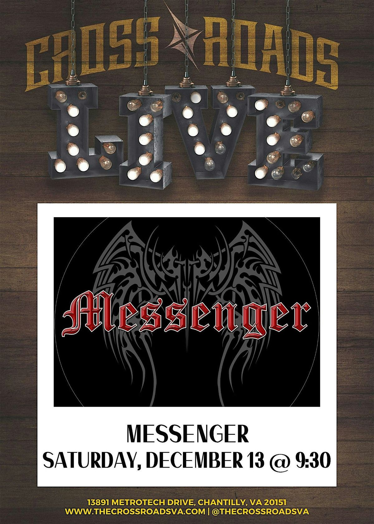 Crossroads Live Presents: Messenger