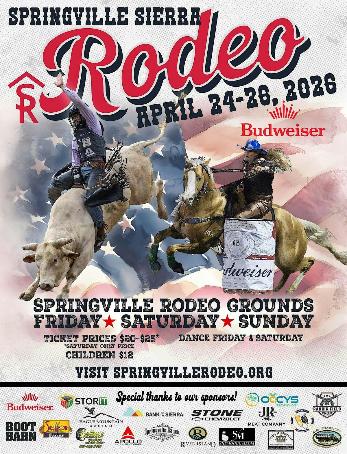 2026 Springville PRCA Rodeo at Springville Rodeo Association ...