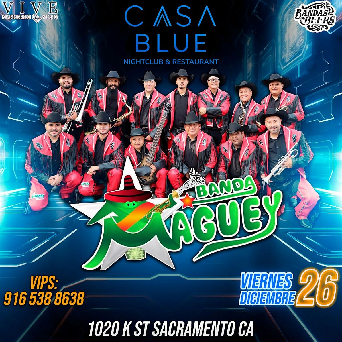 Banda Maguey at Casa Blue
