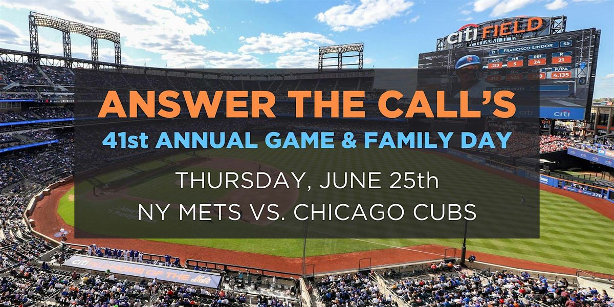Answer the Call's 41st Annual Game & Family Day