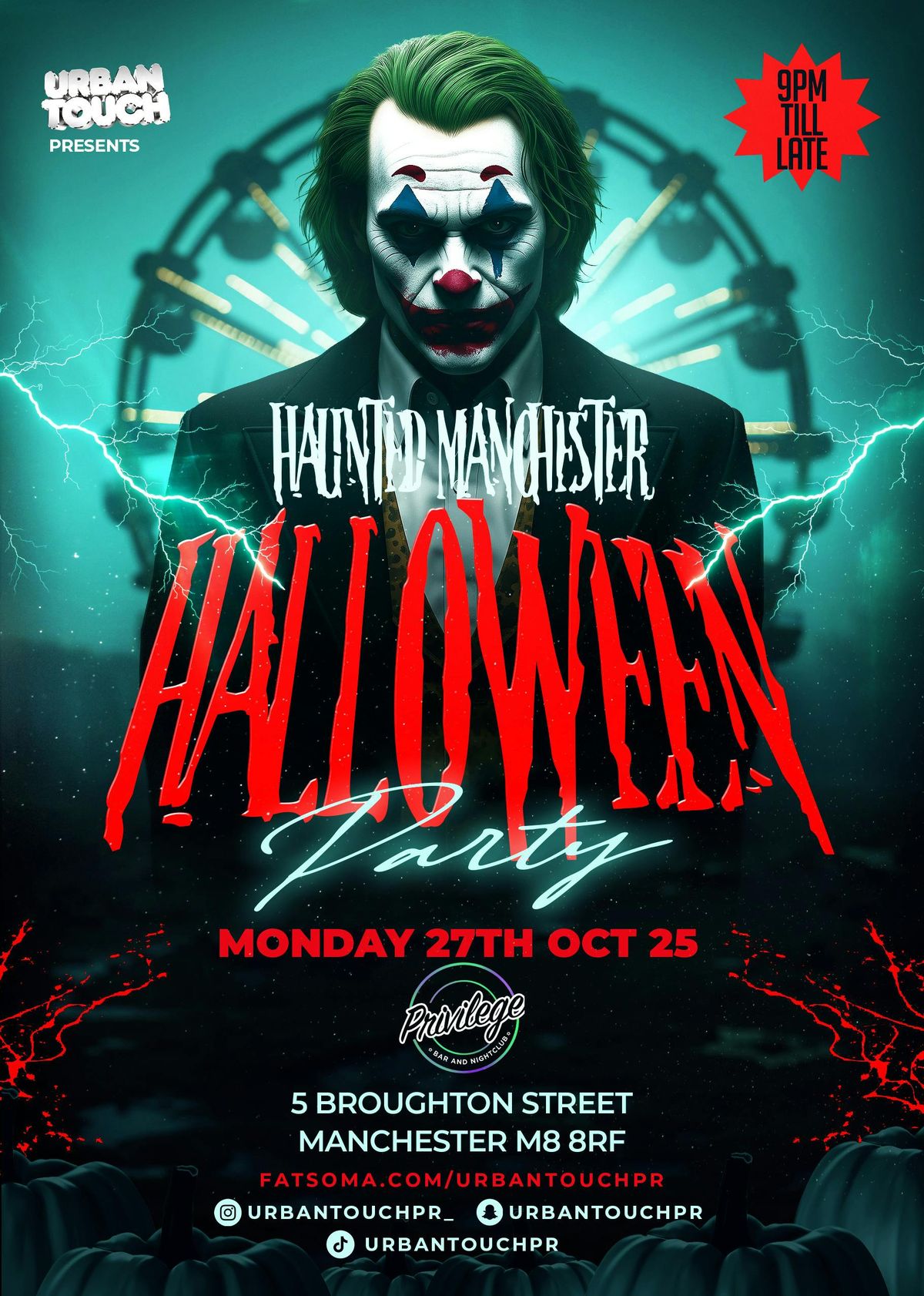 HAUNTED MANCHESTER - HALLOWEEN PARTY