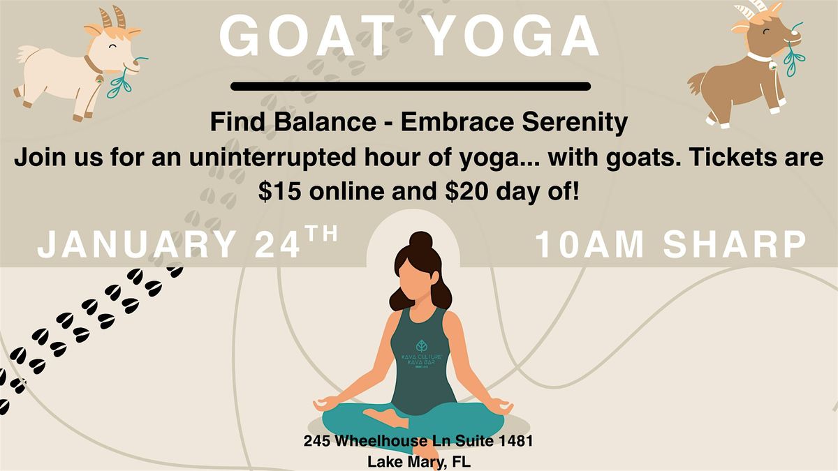 Goat Yoga