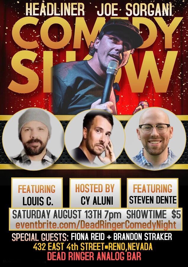 Joe Sorgani Live At Dead Ringer! | Dead Ringer Analog Bar, Reno, NV ...