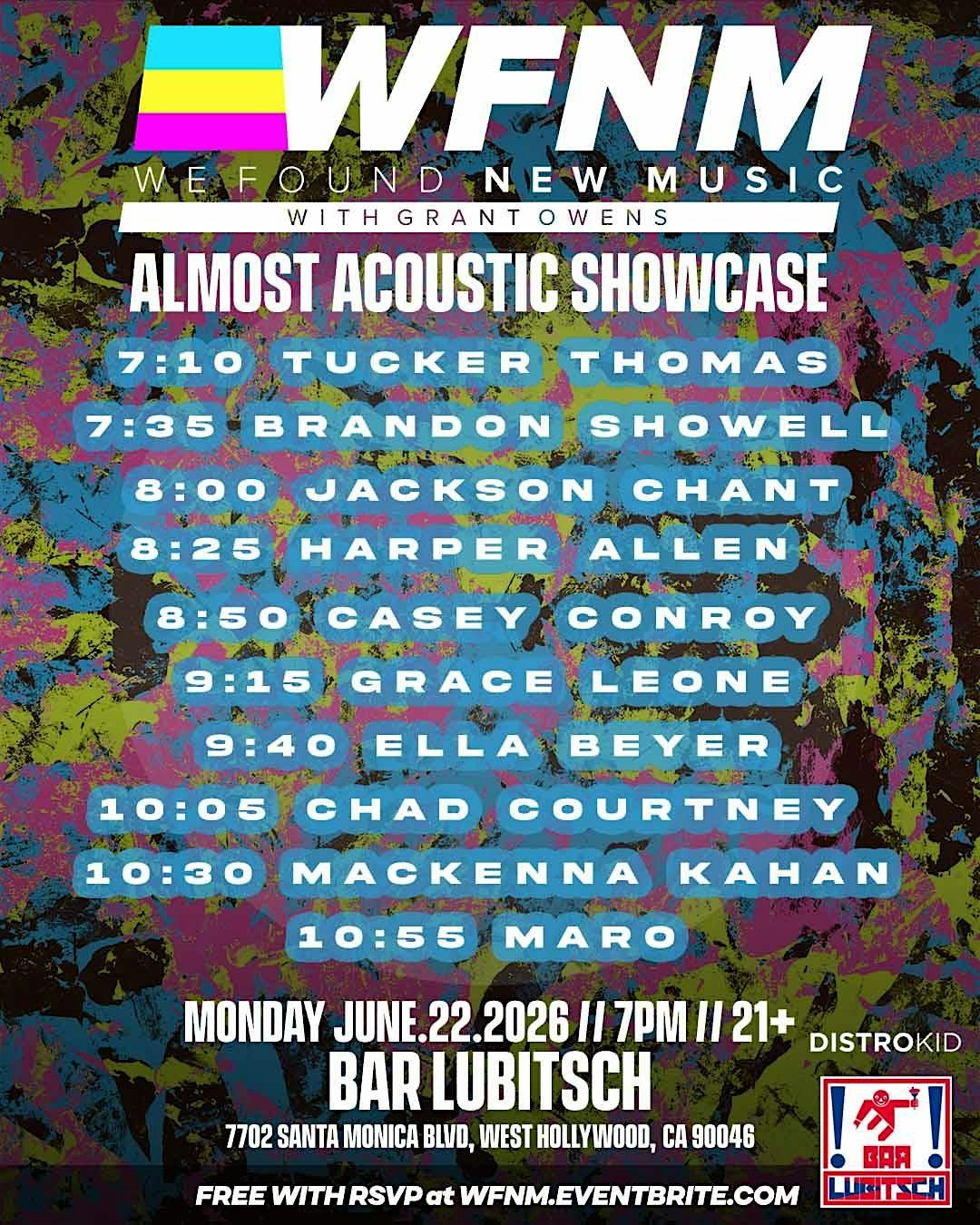 JUNE WFNM: ALMOST ACOUSTIC SHOWCASE