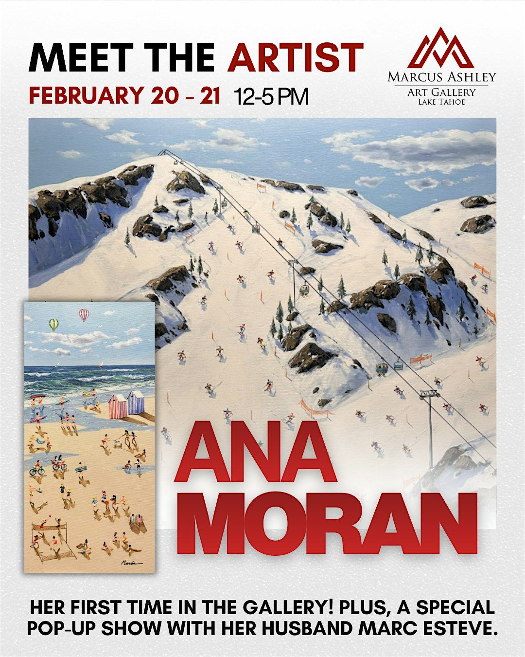 Meet the Artists ~ Ana Moran & Marc Esteve ~ February 20 -  21