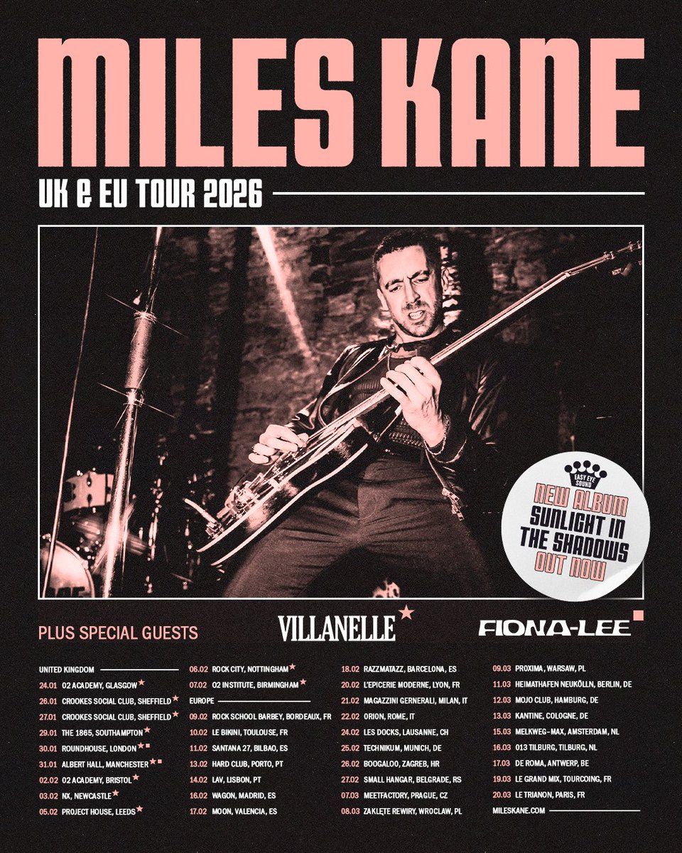 Miles Kane Madrid Tickets