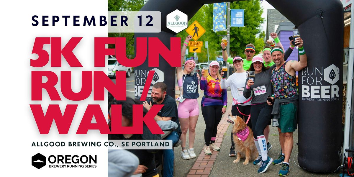 5k Beer Run - Allgood Brewing Company | 2026 OR Brewery Running Series