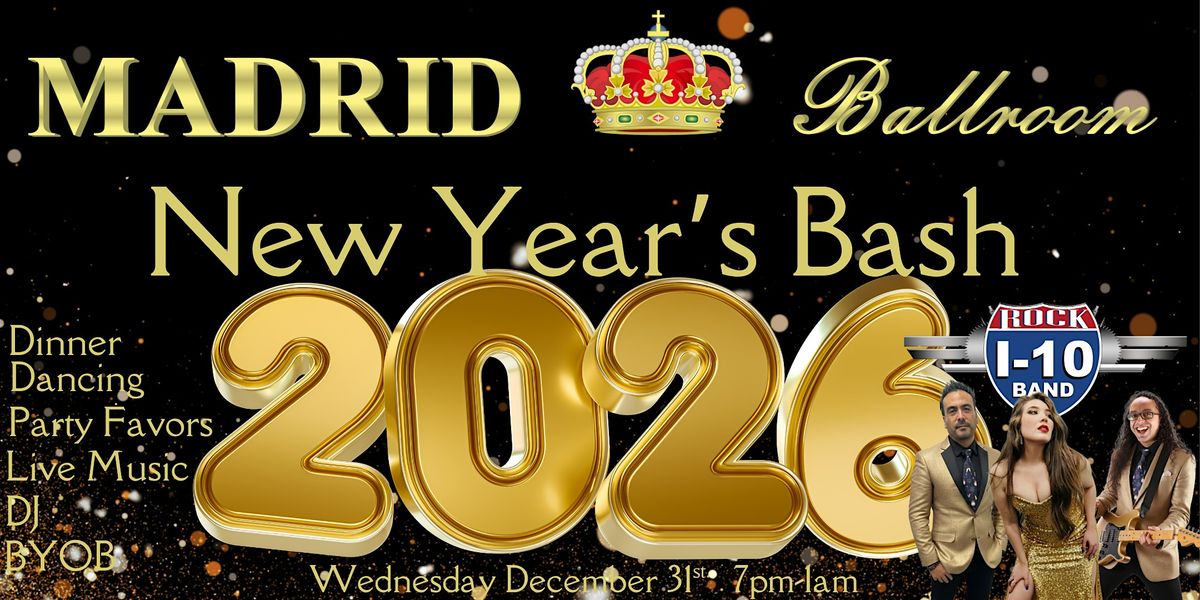 Madrid Ballroom NYE Bash - Gran Baile de A\u00f1o Nuevo