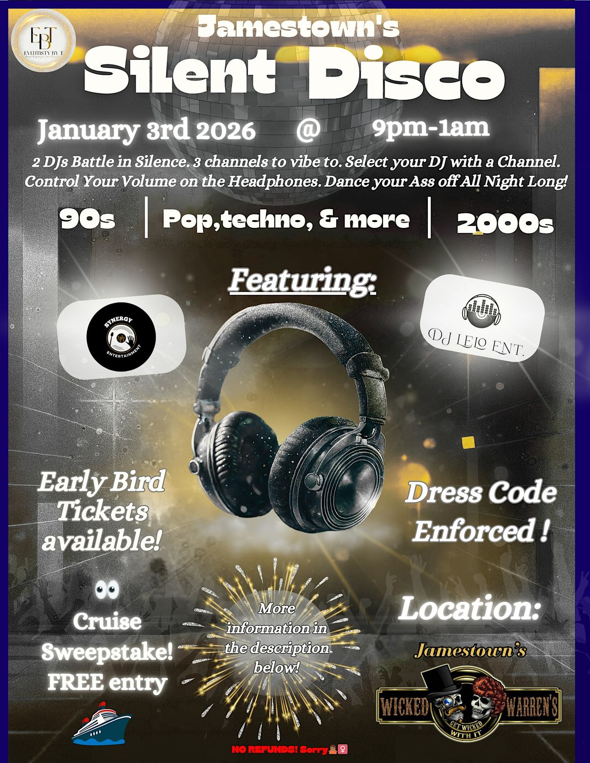 New Year Silent Disco Party