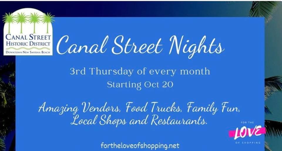 Canal Street Nights - New Smyrna Beach