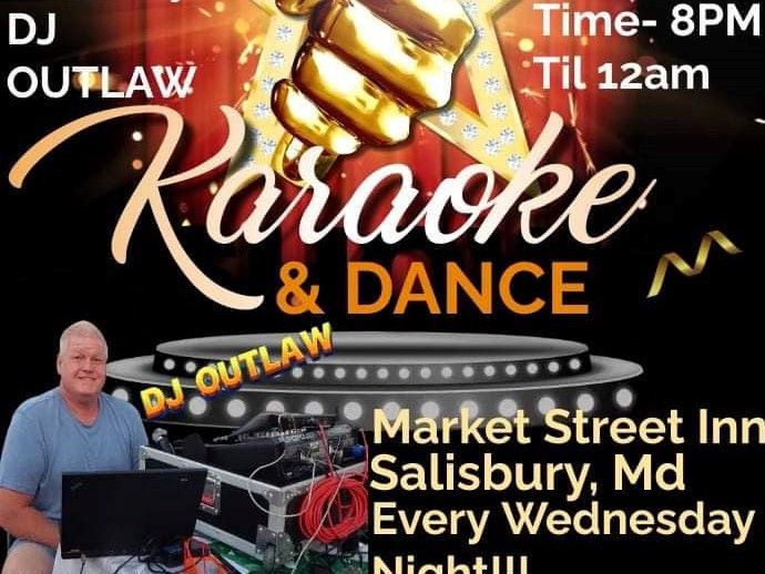 Karaoke Night w/ DJ Outlaw Market Street Inn Restaurant & Pub