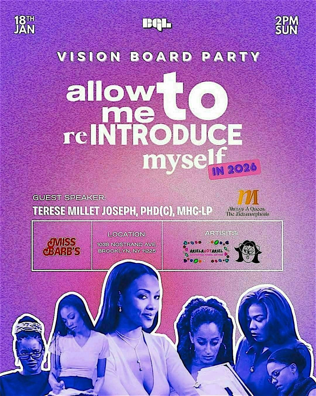 BGL's Allow Me To Reintroduce Myself: Vision Board Party