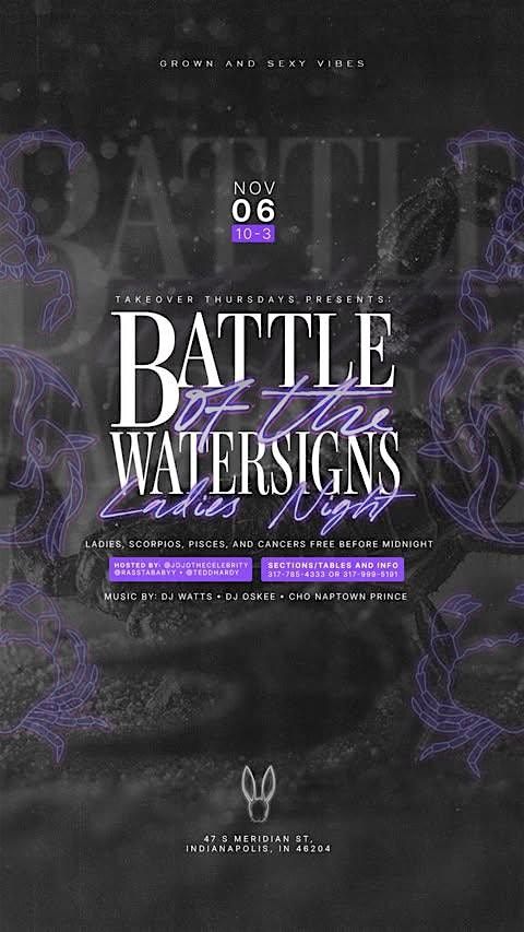 Takeover Thursdays: Battle of the Water Signs
