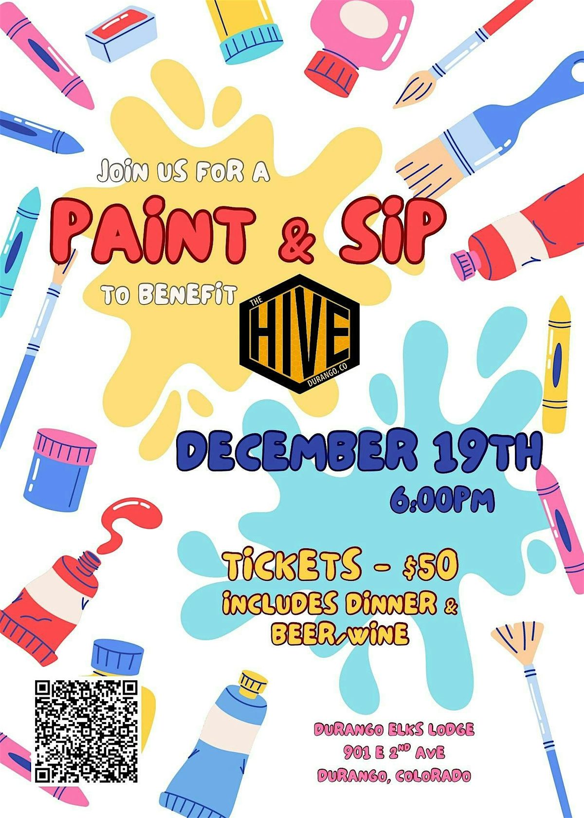 Holiday Paint N Sip with Aaron Schenk